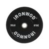 Iron Wod Bumper Plates Black 35 LBS (Par)
