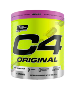 C4 Original Pre Workout Powder Grape 50 servidas