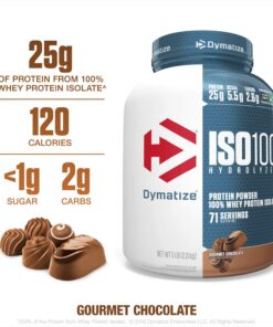 Alternative view of Dymatize ISO 100 Chocolate 5 lbs