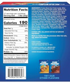 Alternative view of Pure Protein Barrita Sundae Cone 1 unidad