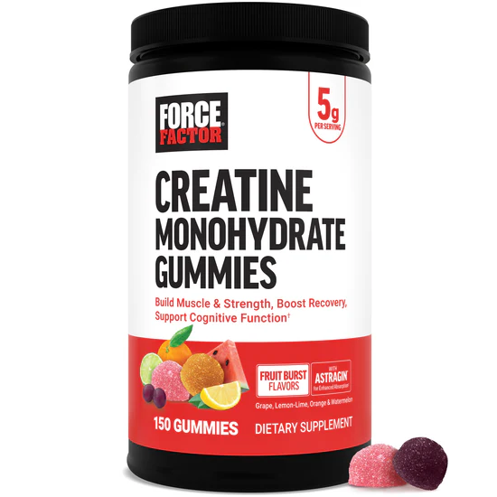 Force Factor Creatine Gummies 30 servidas