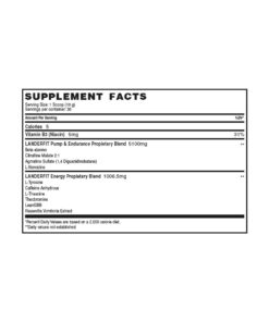 Alternative view of LanderFit Pre Entreno Muscle Pump - Fruit Punch - 30 Serv