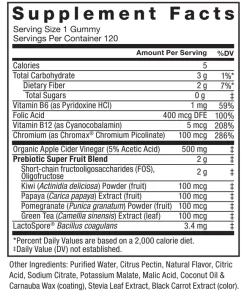 Alternative view of Force Factor Probiotics  ProbioSlim Keto Apple Cider Vinegar Gummies