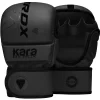 RDX F6 KARA MMA Sparring Gloves Shooter 7oz Black/Black