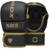 RDX F6 KARA MMA Sparring Gloves Shooter 7oz Black/Golden