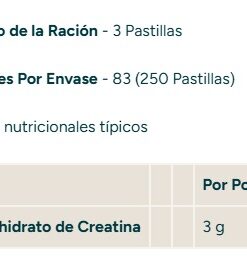 Alternative view of MyProtein Creatina Monohidrato en Tabletas