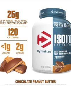 Alternative view of Dymatize ISO 100 Peanut Butter 5 lbs