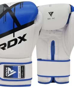 RDX F7 Ego Boxing Gloves White/Blue