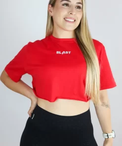 Blast Crop Top Red