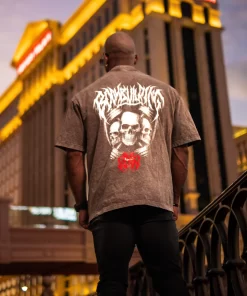 SC Oversized Skull Shield - Washed Brown