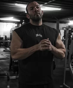 Alternative view of SC Stringer New Skin Cut Offs - Black