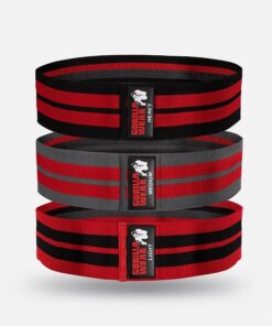 GW Glute Bands 3pack - Black/Red/Gray