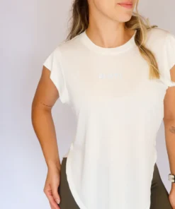 Alternative view of Blast Flow Tee - White