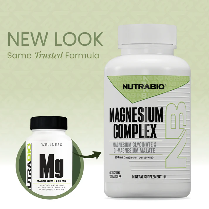 NUTRABIO Magnesio 200 MG - 120 CAPS - Imagen 2