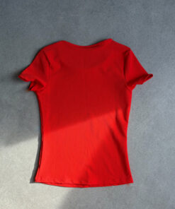 Alternative view of Blast Ribbed Tee - Orange