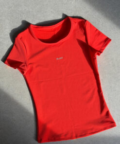 Blast Ribbed Tee - Orange