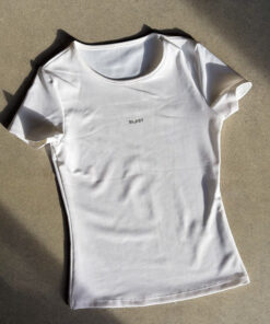 Blast Ribbed Tee - White