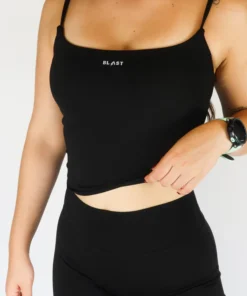 Blast Wide Tank Top Black