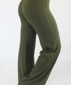 Blast Wide Leg Pant - Moss Green