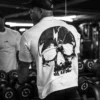 SC Oversized Skull Logo - White