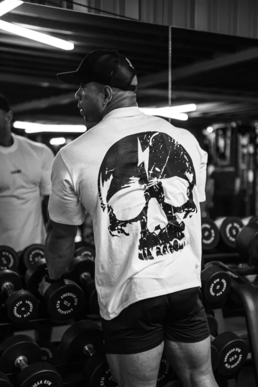 Rep Store SC Oversized Skull Logo – White – The REP STORES