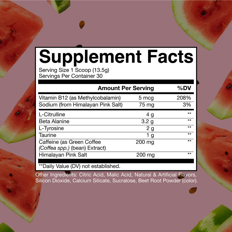 Raw CBUM Essential Preworkout Sour Watermelon - Imagen 2