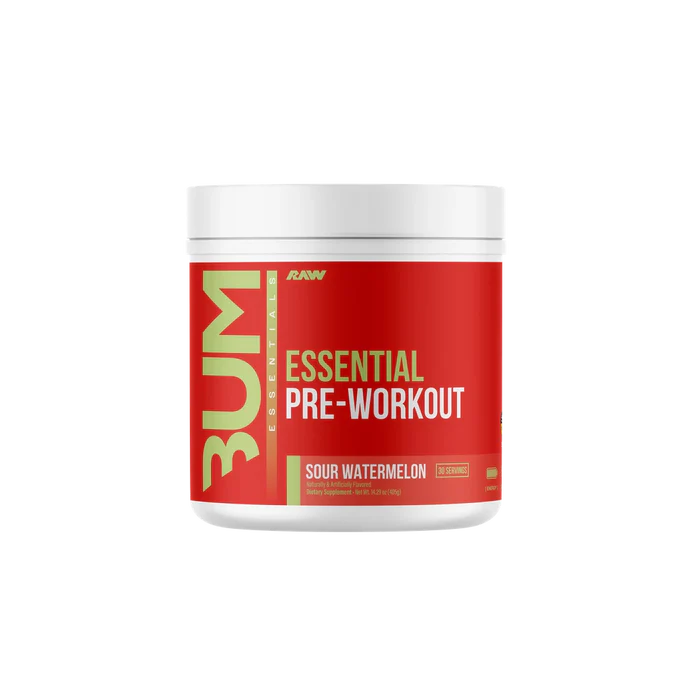 Raw CBUM Essential Preworkout Sour Watermelon