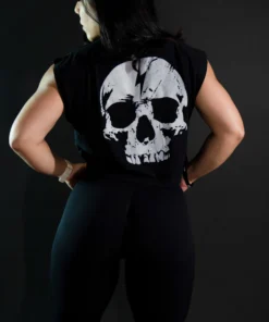 SC Crop Top Skull Logo Unitalla