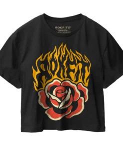 Alternative view of RF Ember Rose - Crop Top