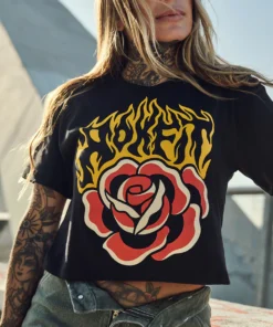 RF Ember Rose - Crop Top