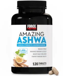 Force Factor Tabletas de ASHWAGANDHA-120UDS