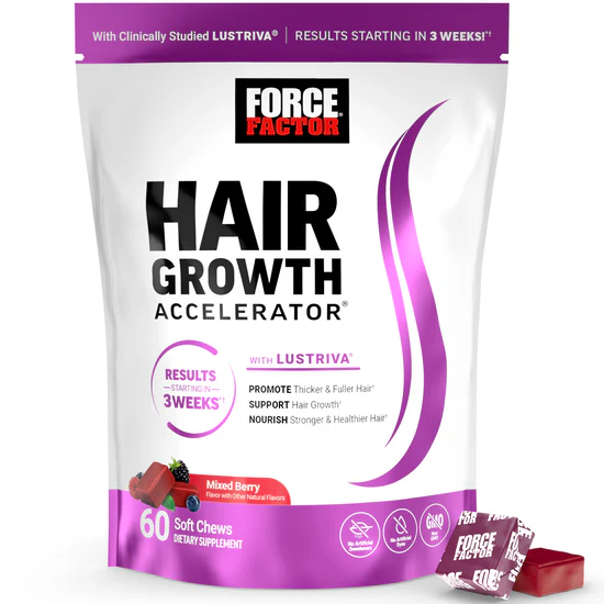 Force Factor HAIR GROWTH - 60 Gomitas