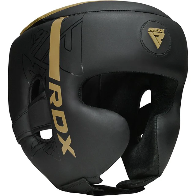 RDX F6 Kara Head Guard - Black/Gold - Imagen 2