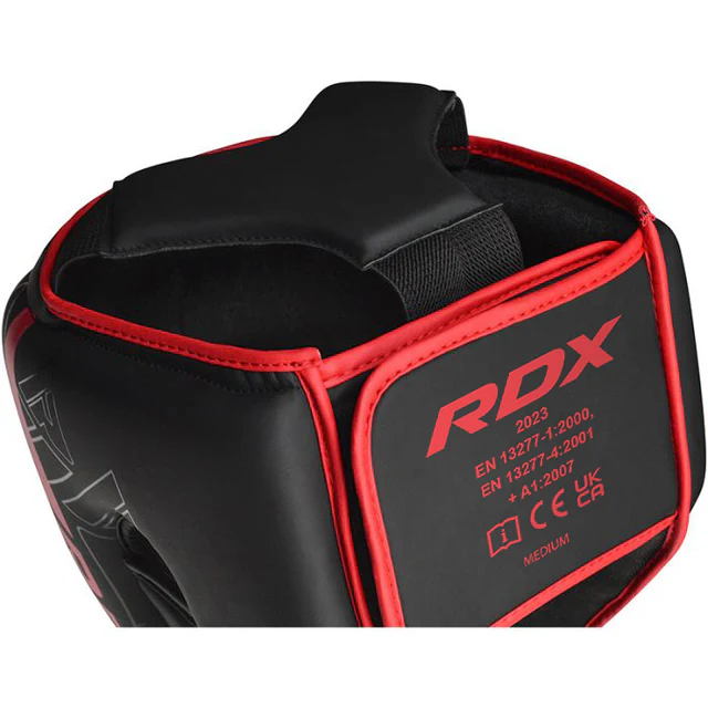 RDX F6 Kara Head Guard - Black/Red - Imagen 3