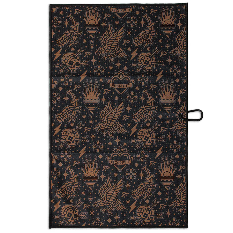 RF Towel - Black & Gum Flash - Imagen 2