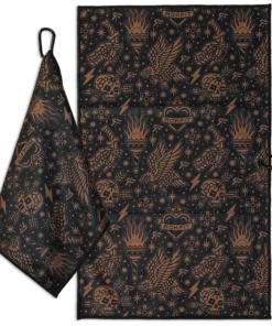 RF Towel - Black & Gum Flash