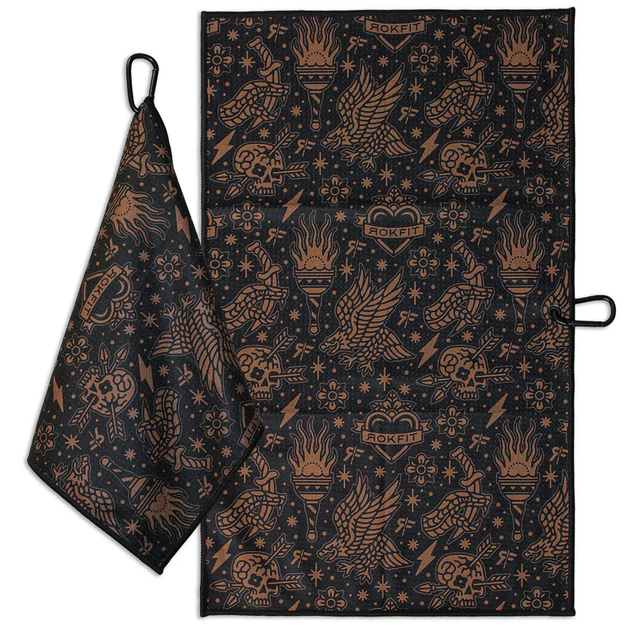 RF Towel - Black & Gum Flash