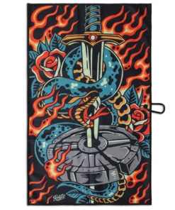 Alternative view of RF Towel - Venom & Iron