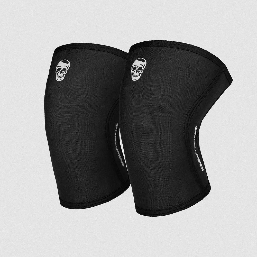 Gymreapers 5MM Knee Sleeves Black/White