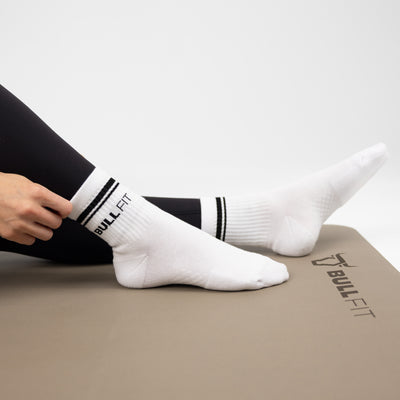 Bull Fit Tubular Performance Socks - White - Imagen 7