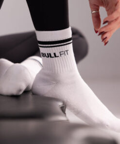 Bull Fit Tubular Performance Socks - White - Imagen 4