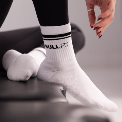 Bull Fit Tubular Performance Socks - White - Imagen 4