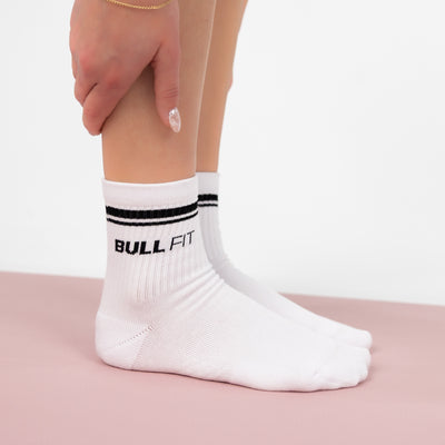 Bull Fit Tubular Performance Socks - White - Imagen 3