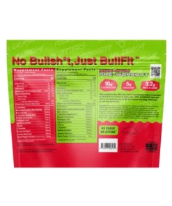 Bull Fit De-Calf Non-Stim Pre-Workout 40 Serv Limonada de cereza - Imagen 3