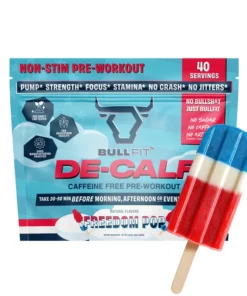 Bull Fit De-Calf Non-Stim Pre-Workout 40 Servidas- Helado