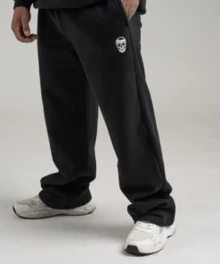 Gymreapers Heavyweight Straight Leg Jogger Black/Black