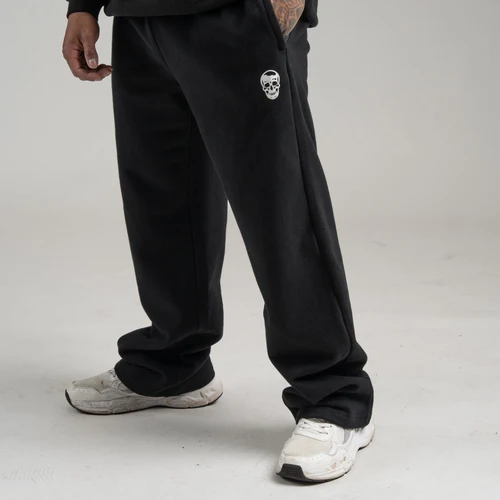 Gymreapers Heavyweight Straight Leg Jogger Black/Black