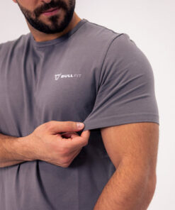 Bull Fit Tubular Performance Tee Grey