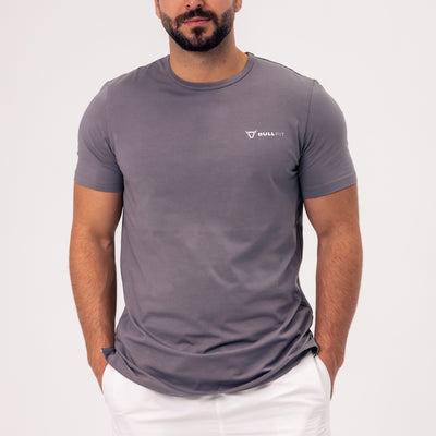 Bull Fit Tubular Performance Tee Grey - Imagen 6