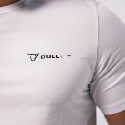 Bull Fit Tubular Performance Tee White - Imagen 4